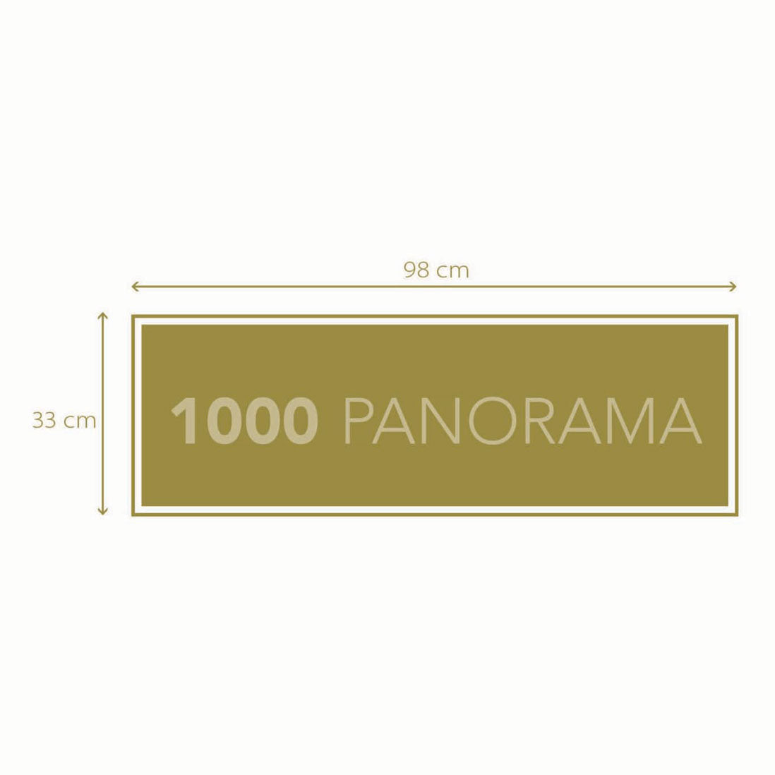 Clementoni Panorama-Puzzle Wanakas goldene Reflexionen, 1000 Teile.