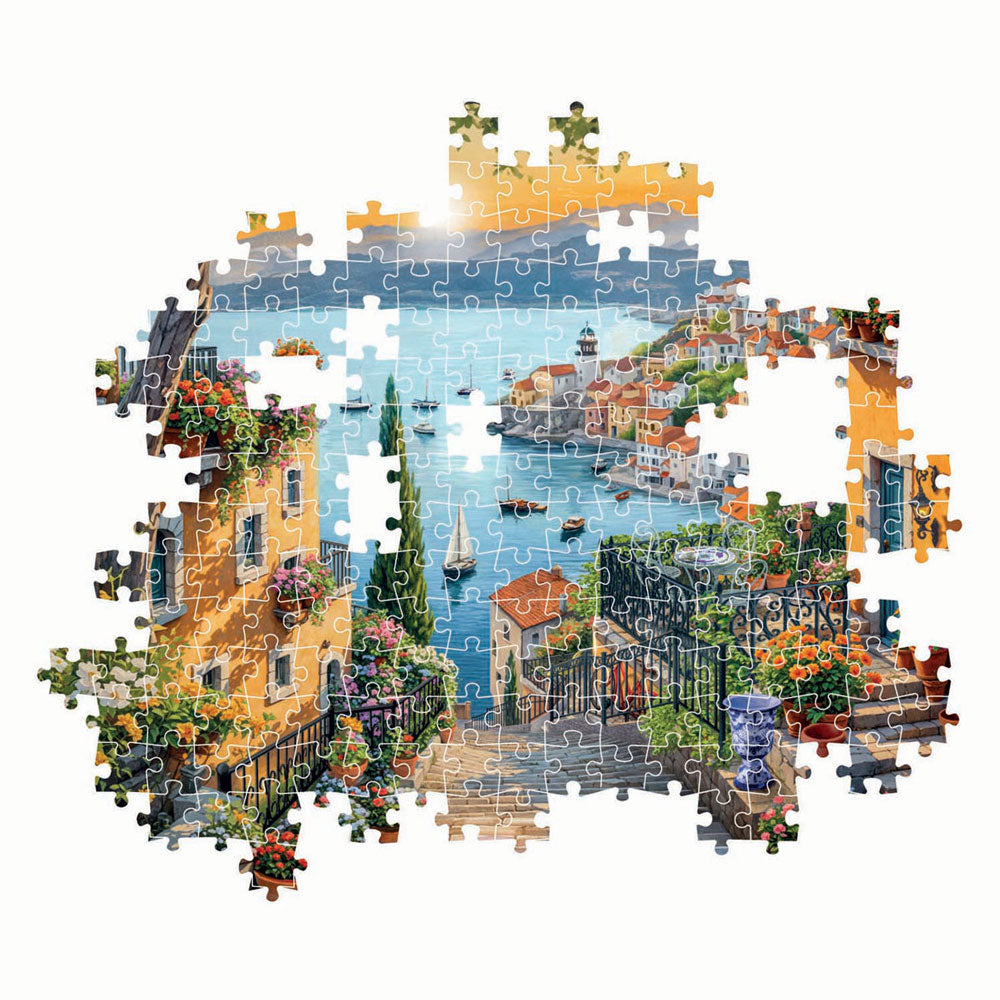 Clementoni Puzzle Kunst Treppe zum Hafen, 1500 Teile.