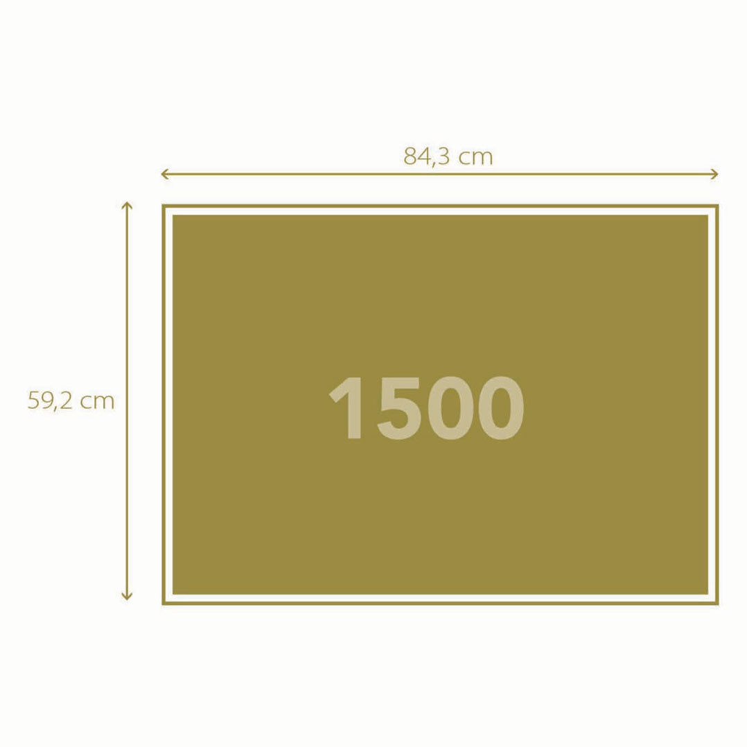 Clementoni-Puzzle Blumen am Tekapo-See, 1500 Teile.