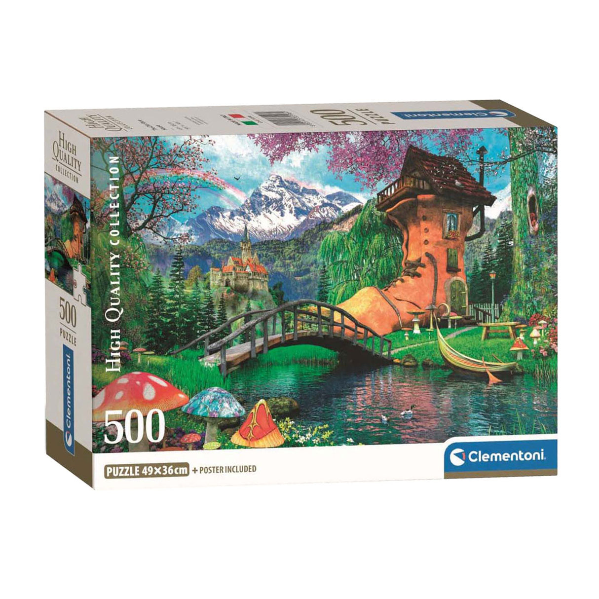 Clementoni-Puzzle Das alte Schuhhaus, 500 Teile.