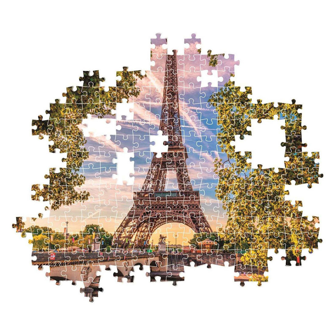 Clementoni-Puzzle entlang der Seine, 500 Teile.