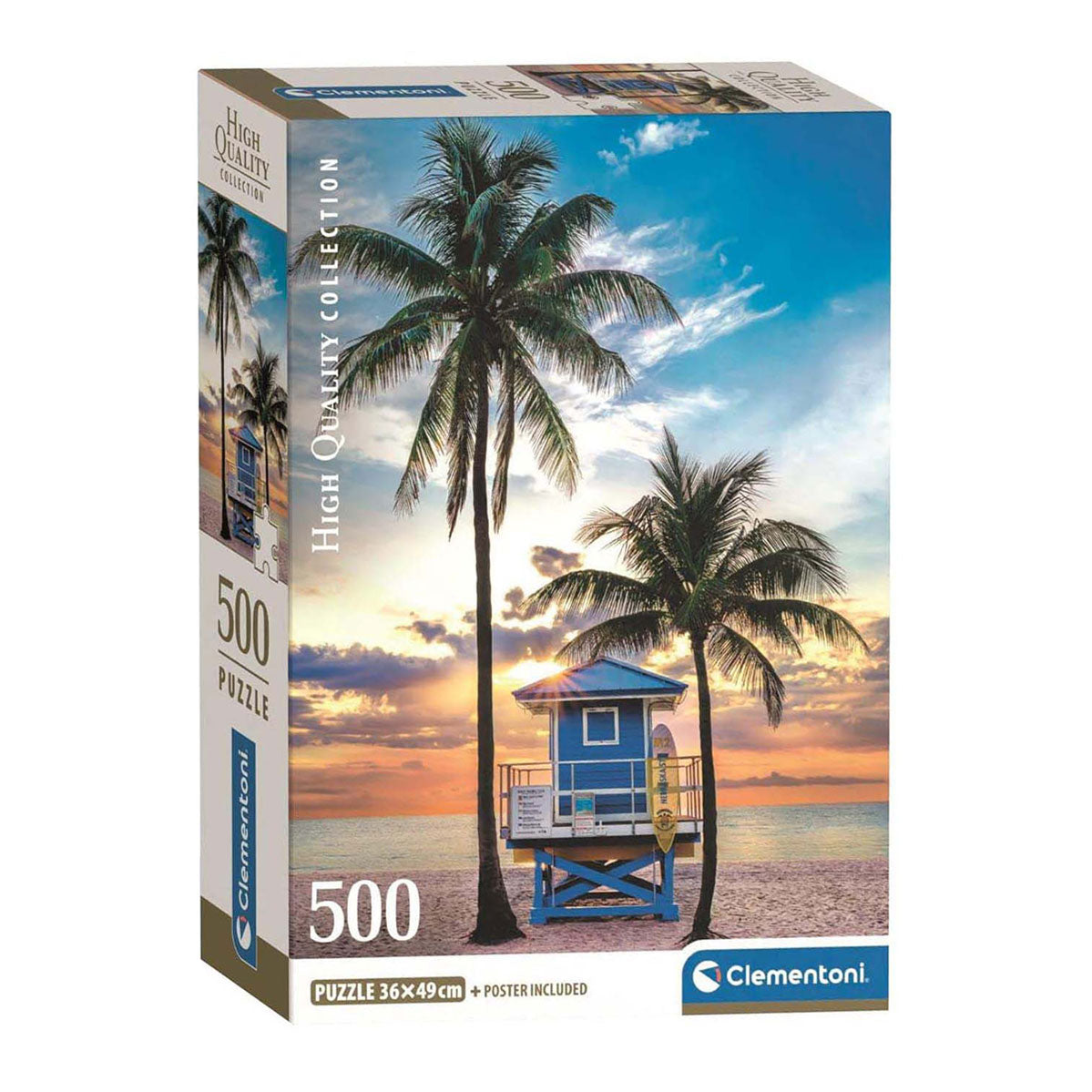 Clementoni Puzzle Miami Beach Florida, 500 Teile.