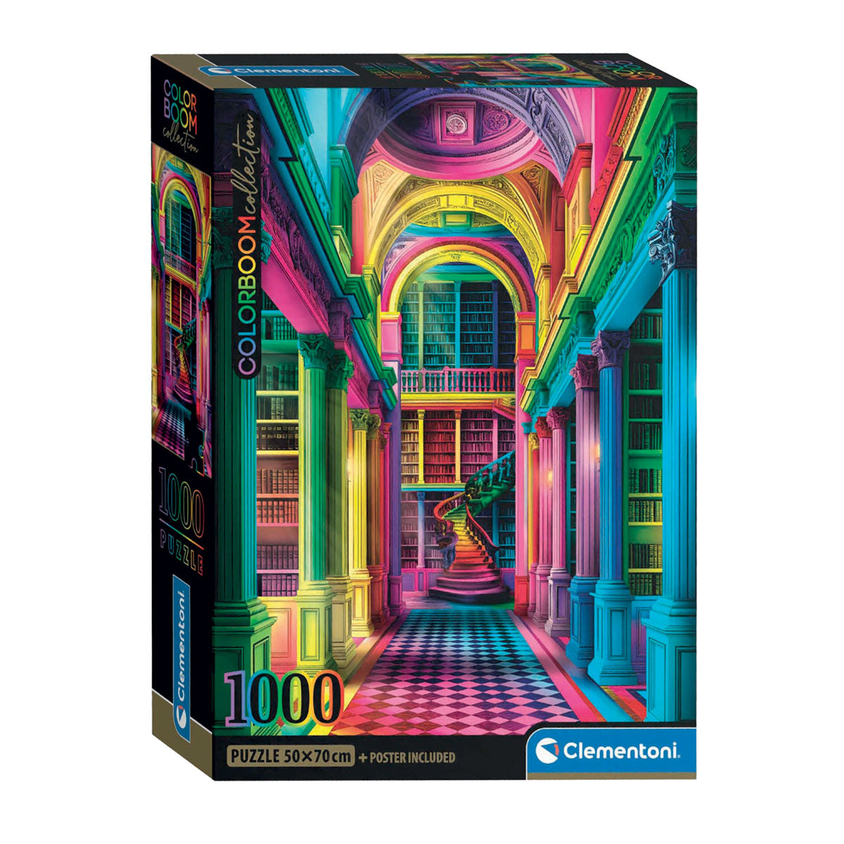Clementoni Puzzle Colorboom Athenaeum, 1000 Teile.