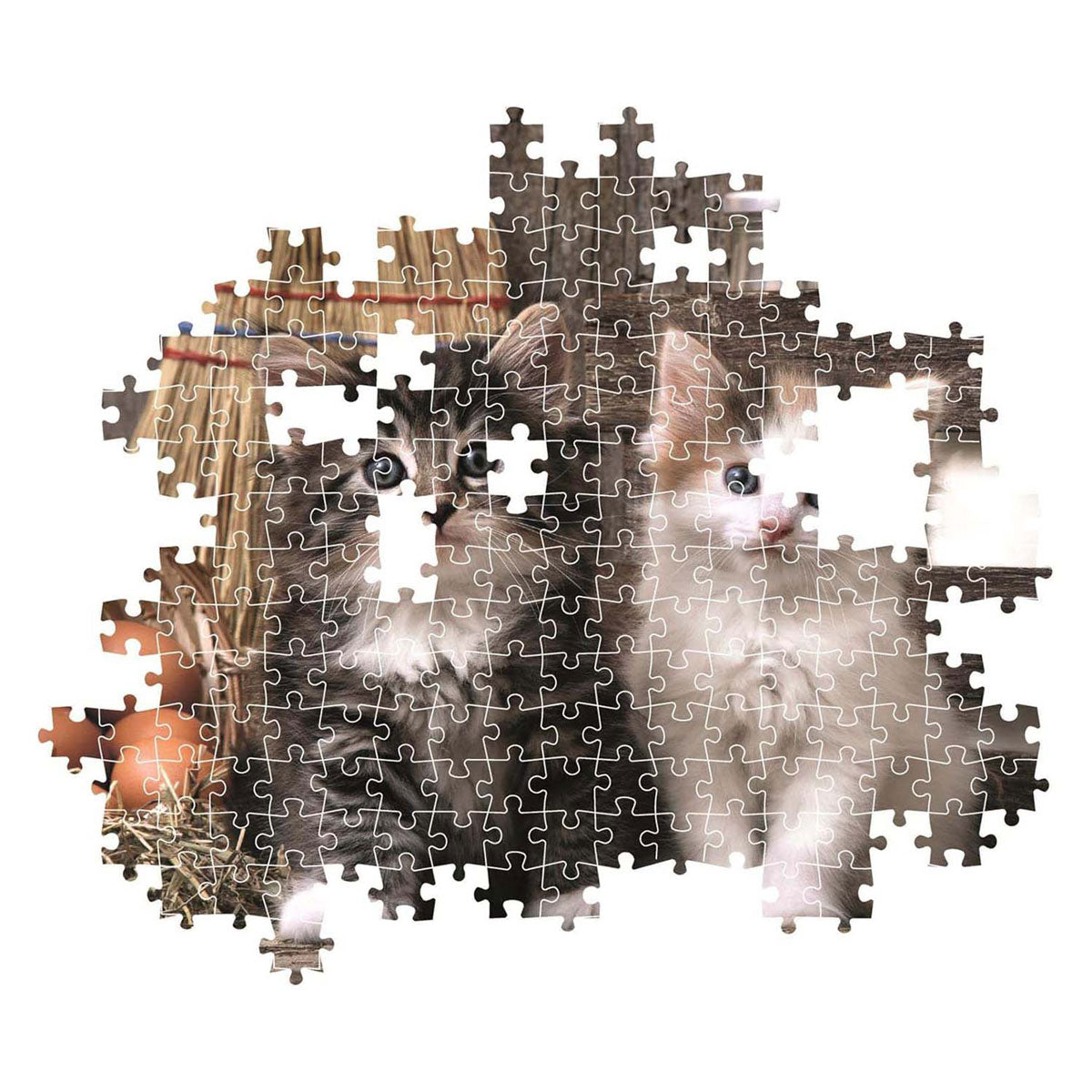 Clementoni Puzzle - süße Kätzchen, 1000 Teile.