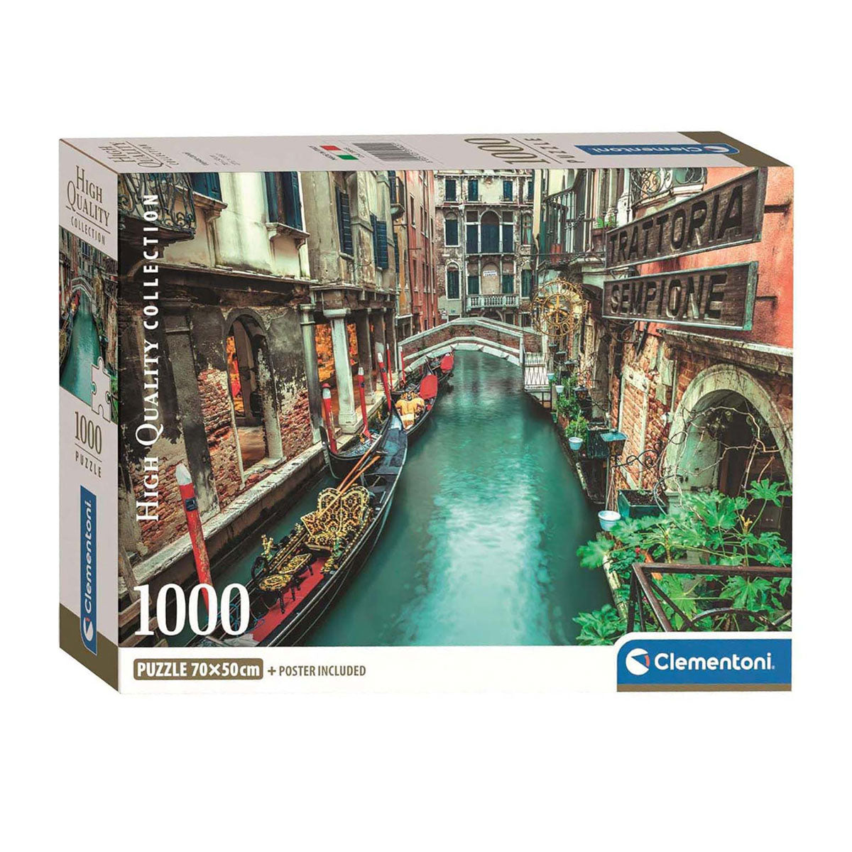 Clementoni-Puzzle Venedig-Kanal, 1000 Teile.