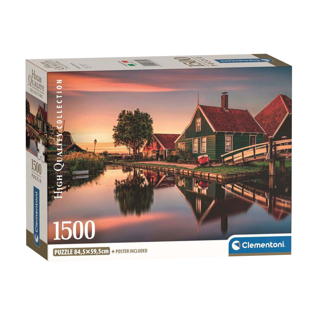 Clementoni Puzzle Zaanse Schans, 1500 Teile.
