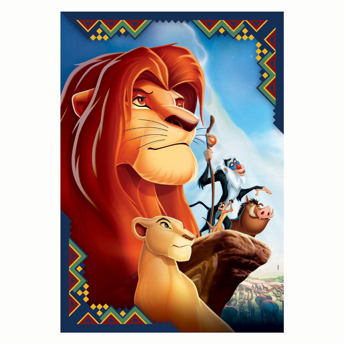 Clementoni - Puzzle - 104 Teile - Disney Lion King - Kinderpuzzle - ab 6 Jahren