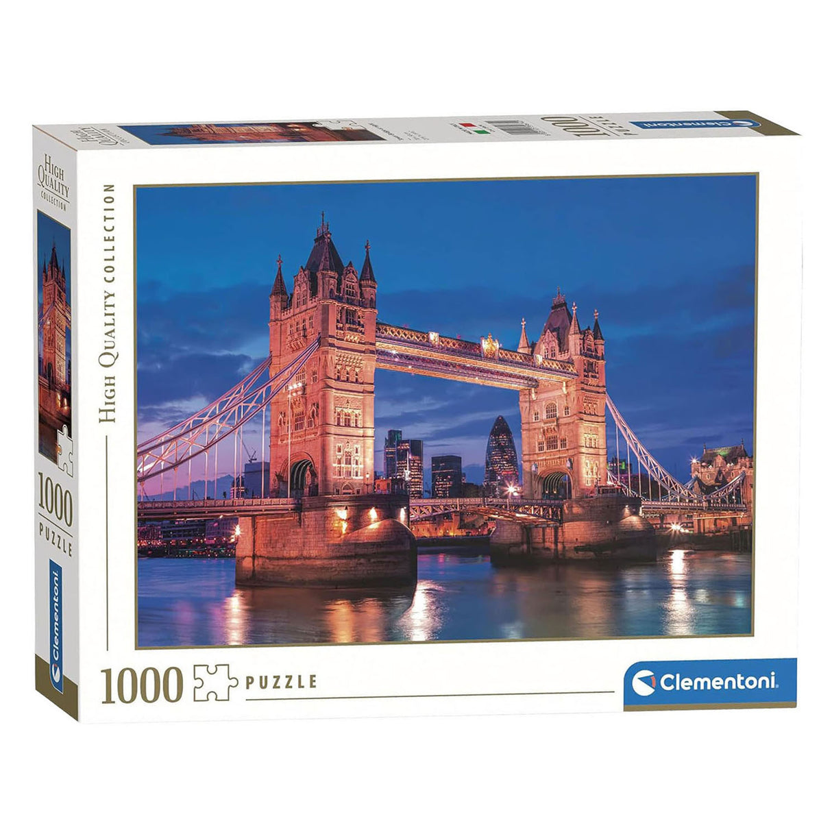 Clementoni Puzzle Tower Bridge bei Nacht – 1000 Teile.