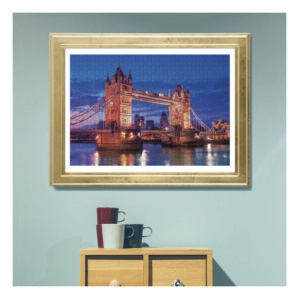 Clementoni Puzzle Tower Bridge bei Nacht – 1000 Teile.