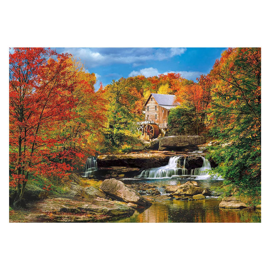 Clementoni-Puzzle Glade Creek Getreidemühle – 2000 Teile.