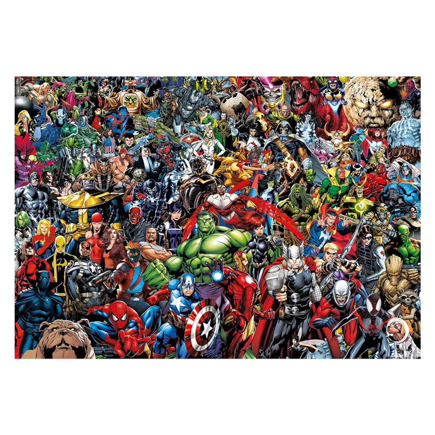 Clementoni Unmögliches Puzzle Marvel - 1000 Teile.