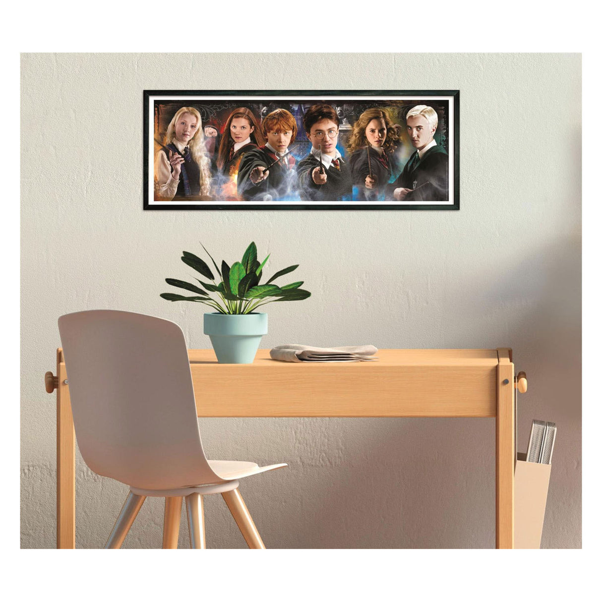 Clementoni - Puzzle - 1000 Teile - Harry Potter Panorama