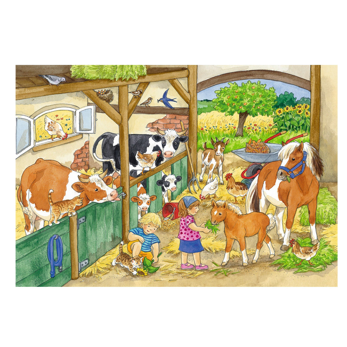 Ravensburger Happy Farm Life, 2 x 24 Stk.
