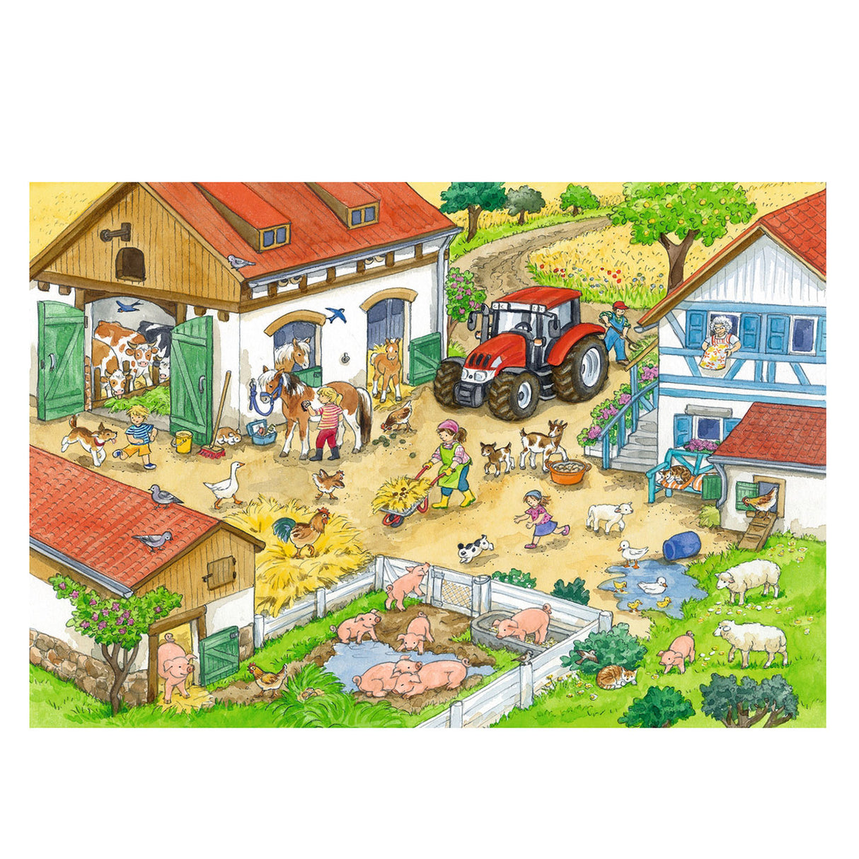 Ravensburger Happy Farm Life, 2 x 24 Stk.
