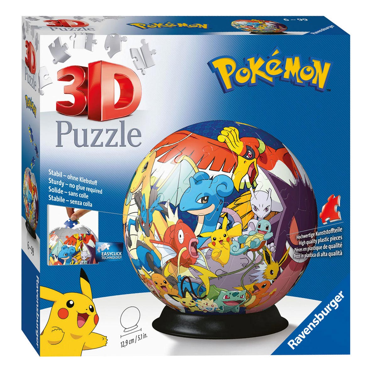 Pokémon Ravensburger Puzzleball, 72 Teile.
