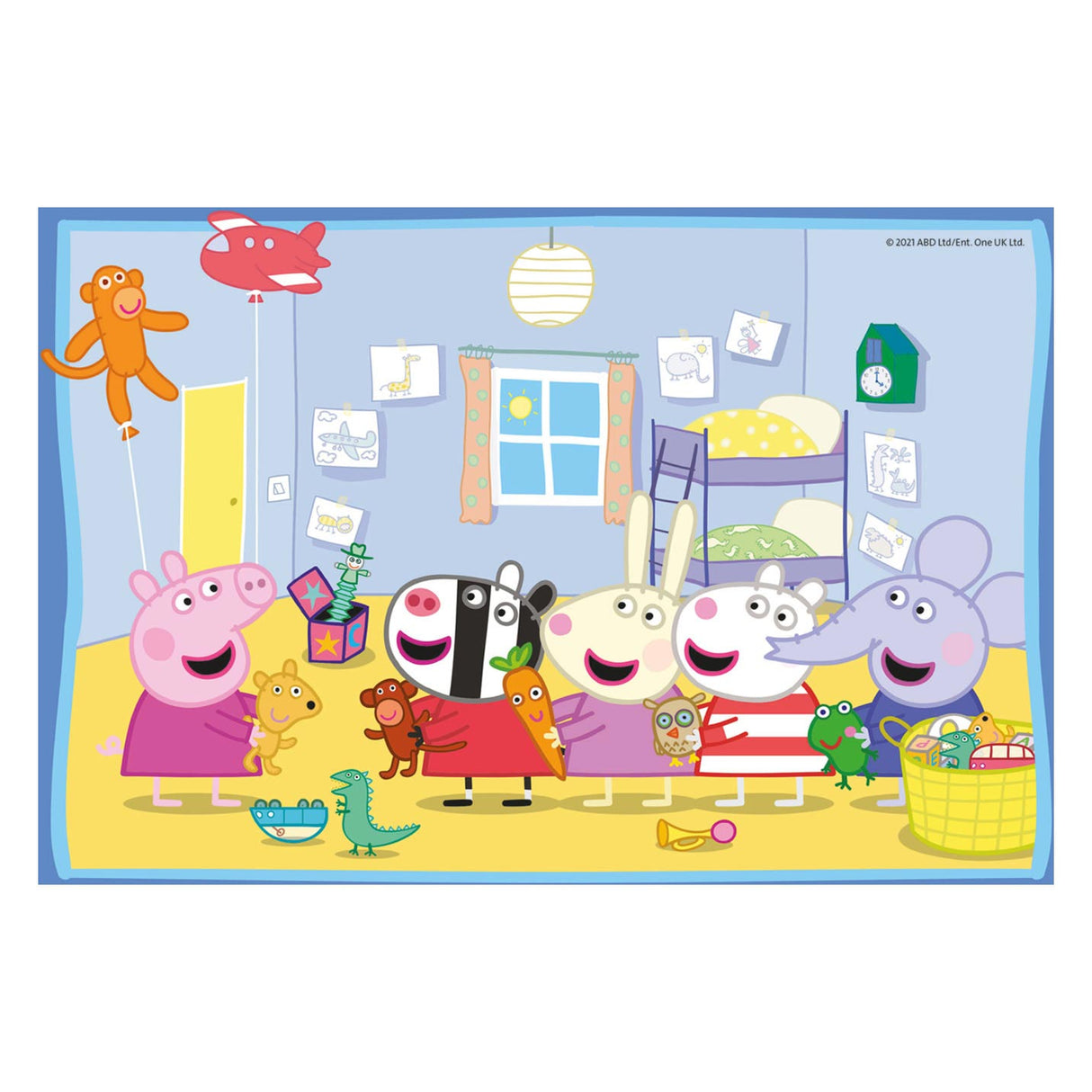 Ravensburger - Die Abenteuer von Peppa Pig Bein -Puzzle 12 Teile