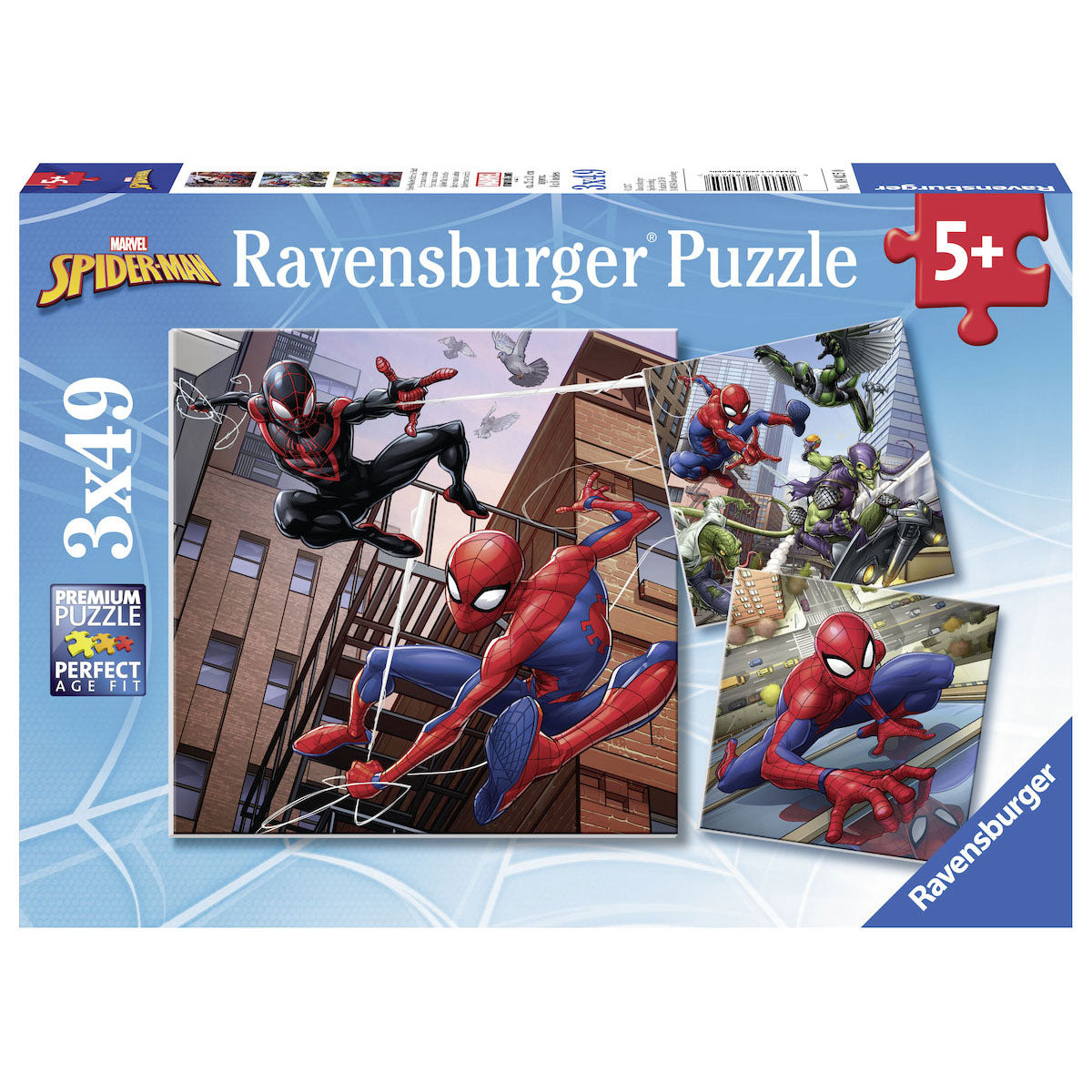 Ravensburger Puzzle Spiderman in Aktion – 3x49 Teile