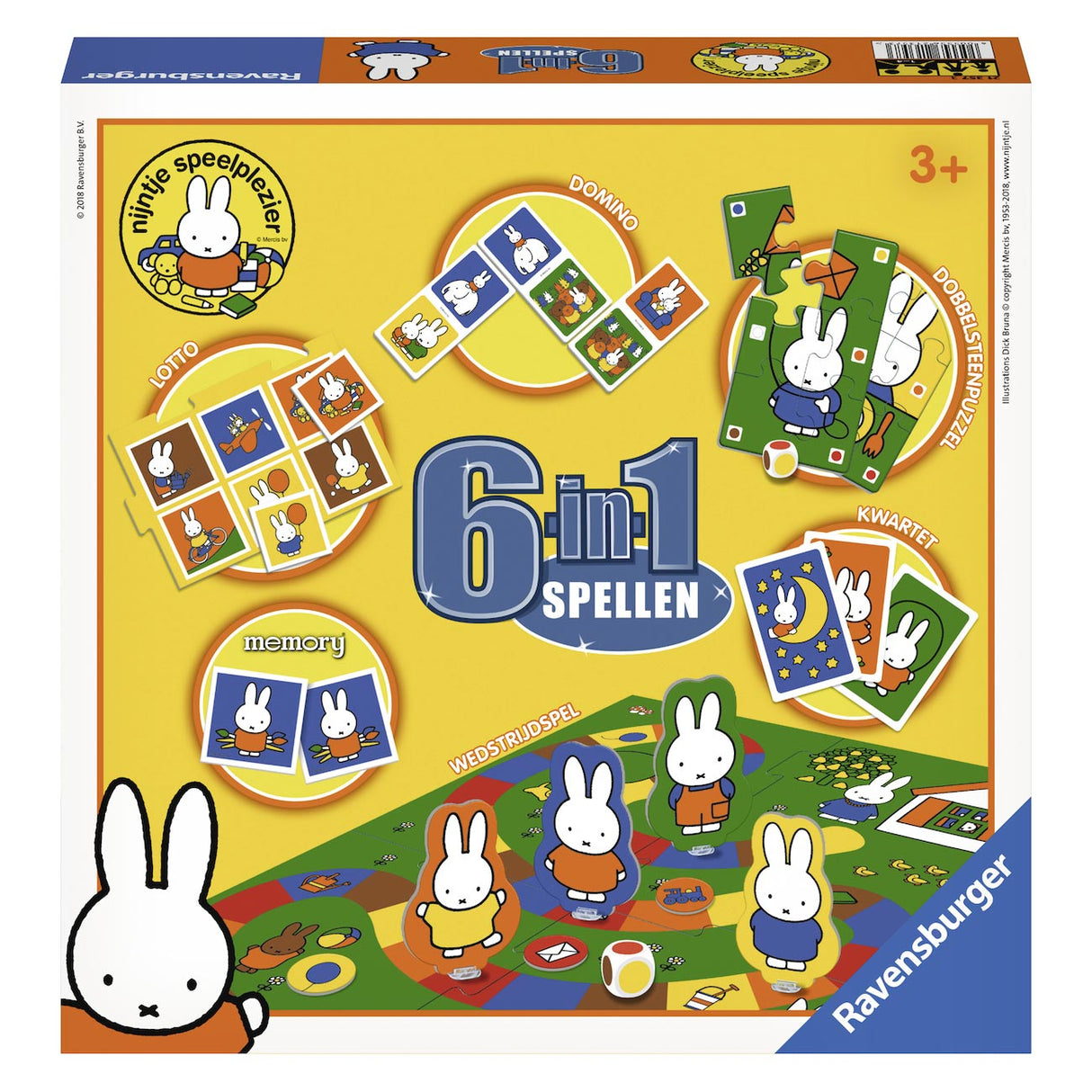 Ravensburger Miffy-Spiele, 6in1