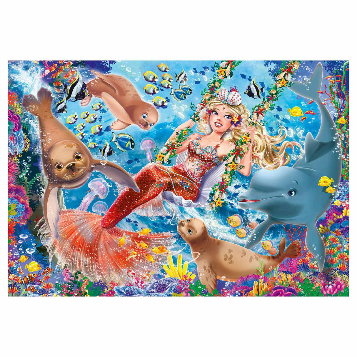 Ravensburger bezaubernde Meerjungfrau 2x24 Teile