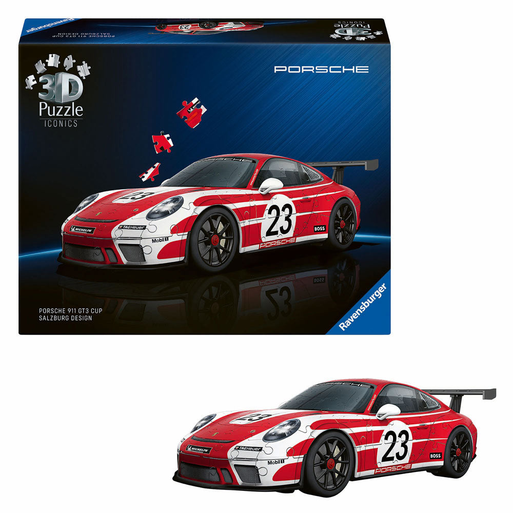 Ravensburger 3D-Puzzle Iconic Porsche 911 Salzburg Edition – 154 Teile.