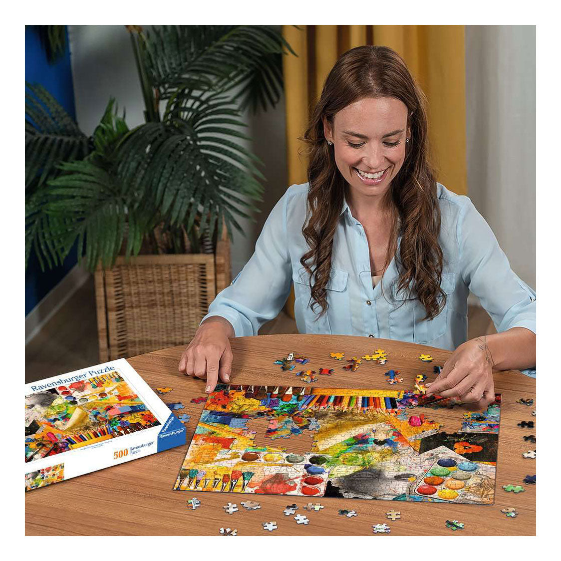 Ravensburger legpuzzel art studio - 500st.
