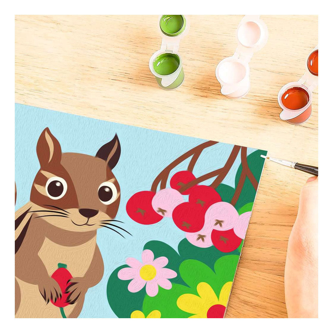 Ravensburger – creart: chipmunk – schilderen op nummer