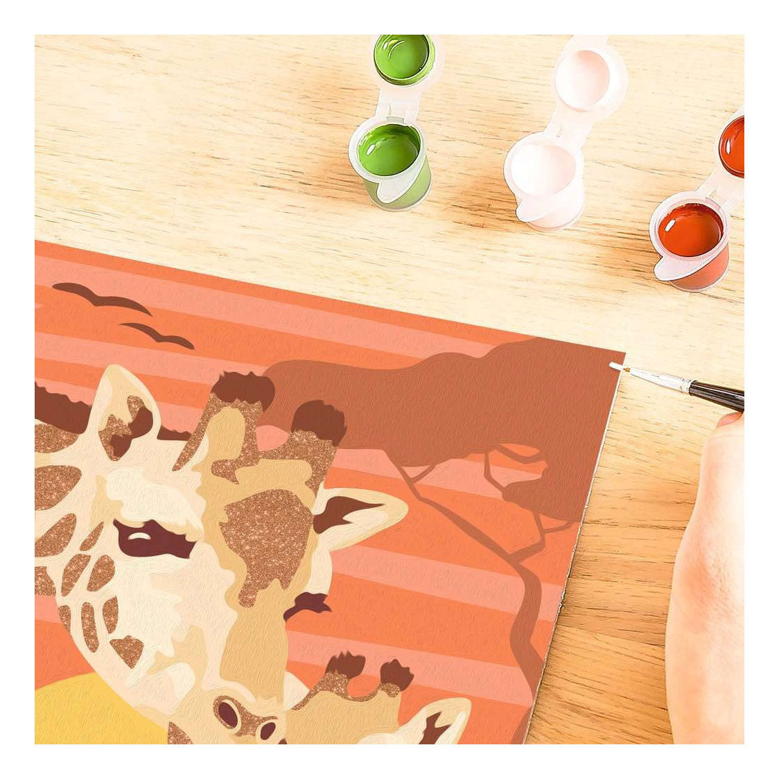 Ravensburger – creart: giraffen – schilderen op nummer