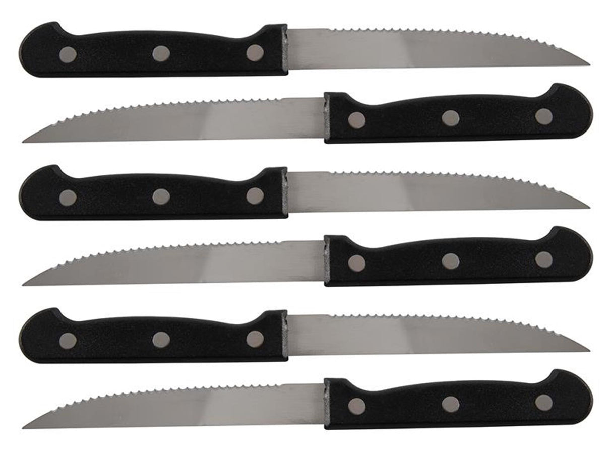 Küchenhelfer Steakmesserset 6-teilig 21,5 cm