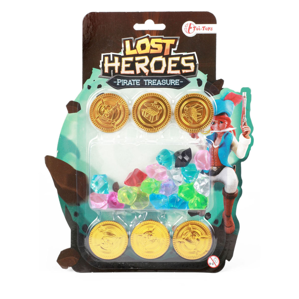 Toi Toys Piratenmünzen und Diamanten