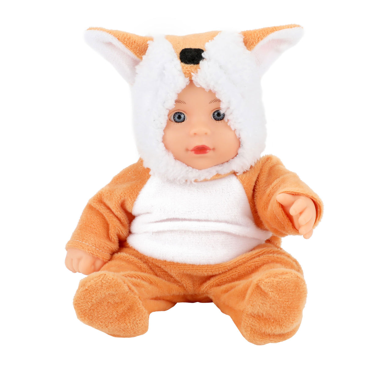 Beau Baby Babypuppe im Tierkostüm – Fuchs