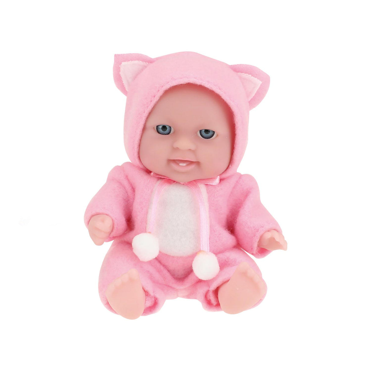 Toi-toys Babypuppe mit Kleidungsset 14 cm hellrosa