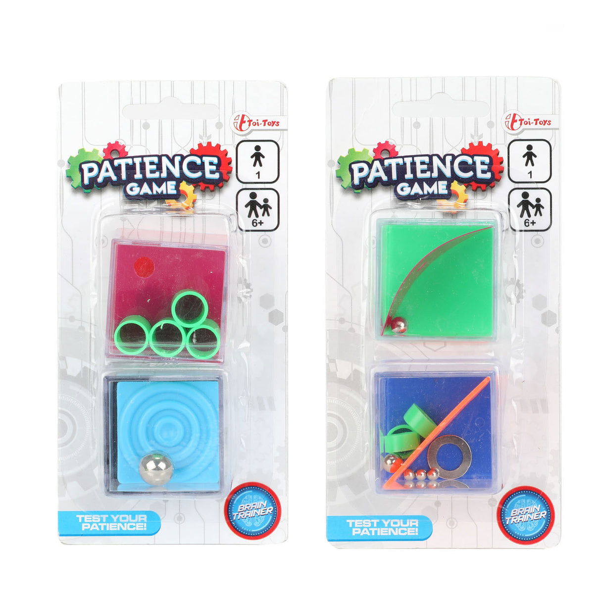 Toi-toys Geduldsspiel Fidget Cube, 2 Stk.