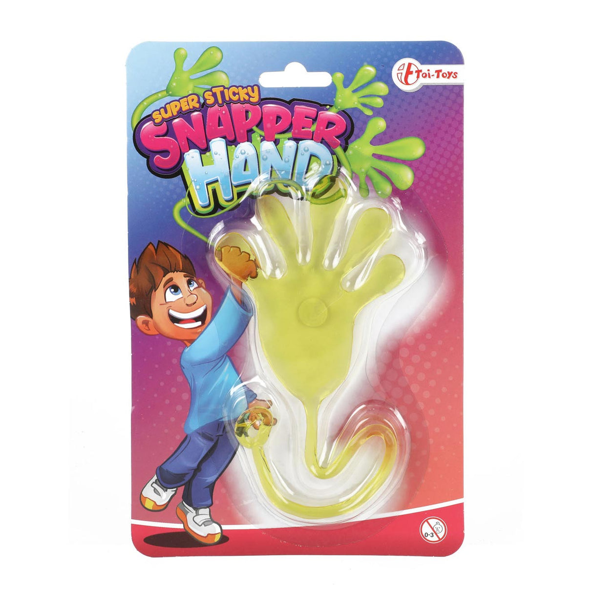 Toi-toys farbige klebrige Hand