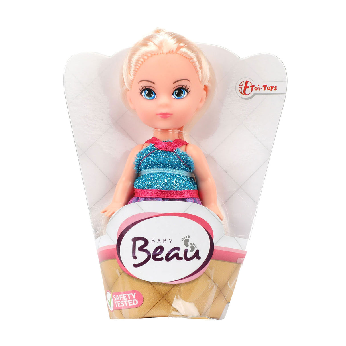 Beau Baby Mini-Babypuppe Prinzessin, 11 cm