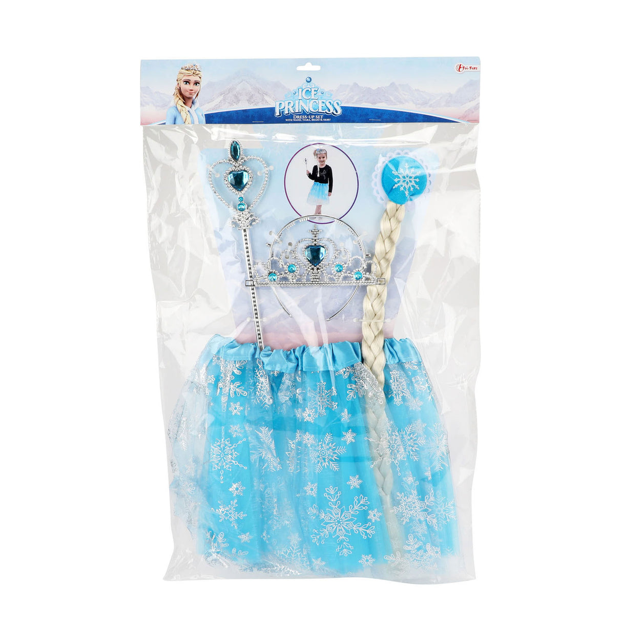 Toi-toys Eisprinzessin mit Tutu, Tiara und Prinzessinnenstab
