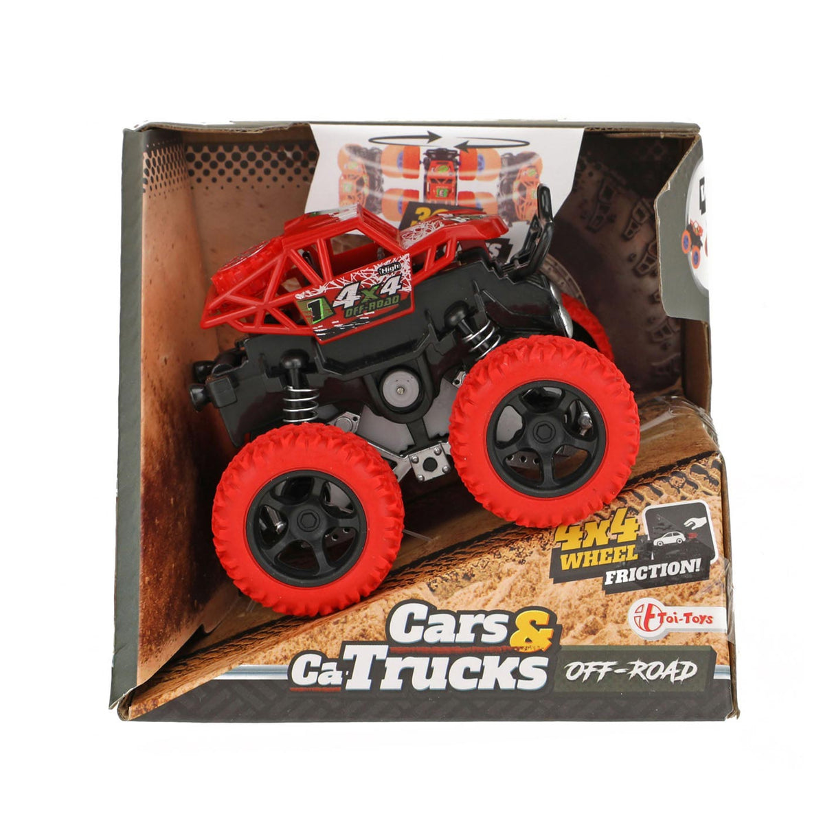 Vehicool Friction Monster Truck Stunt 360