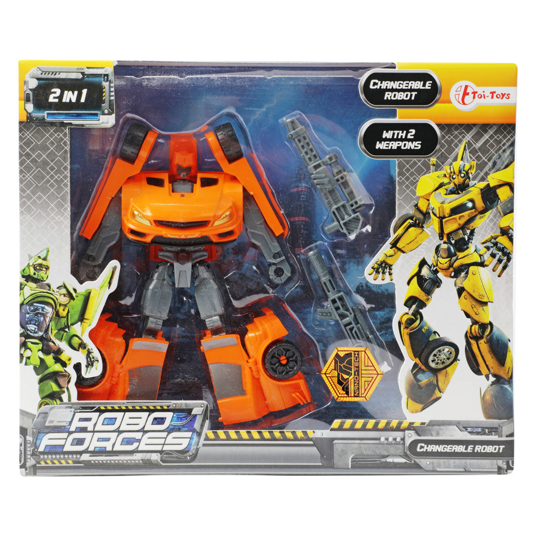 Roboforces wechselnder Roboter-Sportwagen