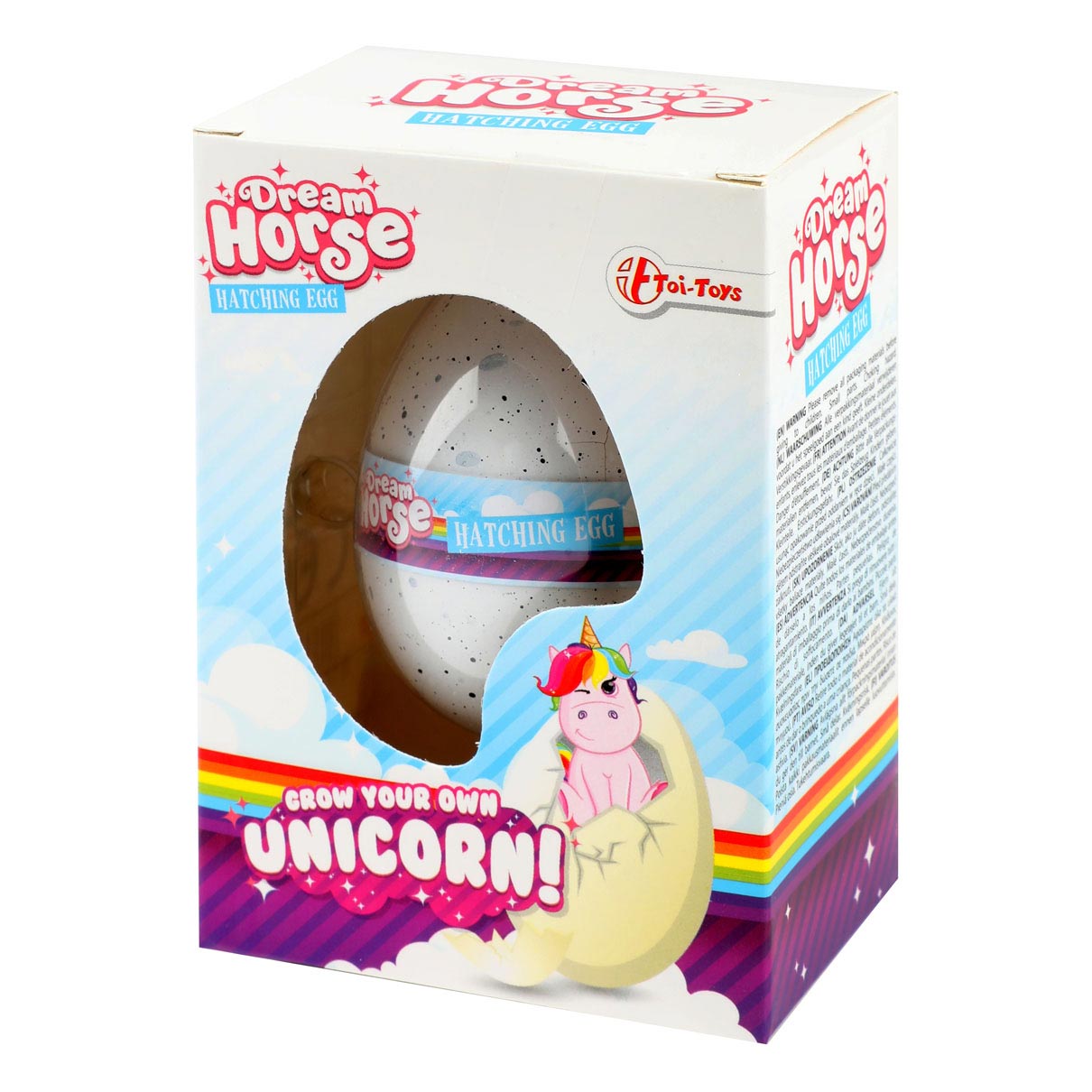 Toi-toys Wachstumsei Einhorn Traumpferd Junior 5,2 cm rosa