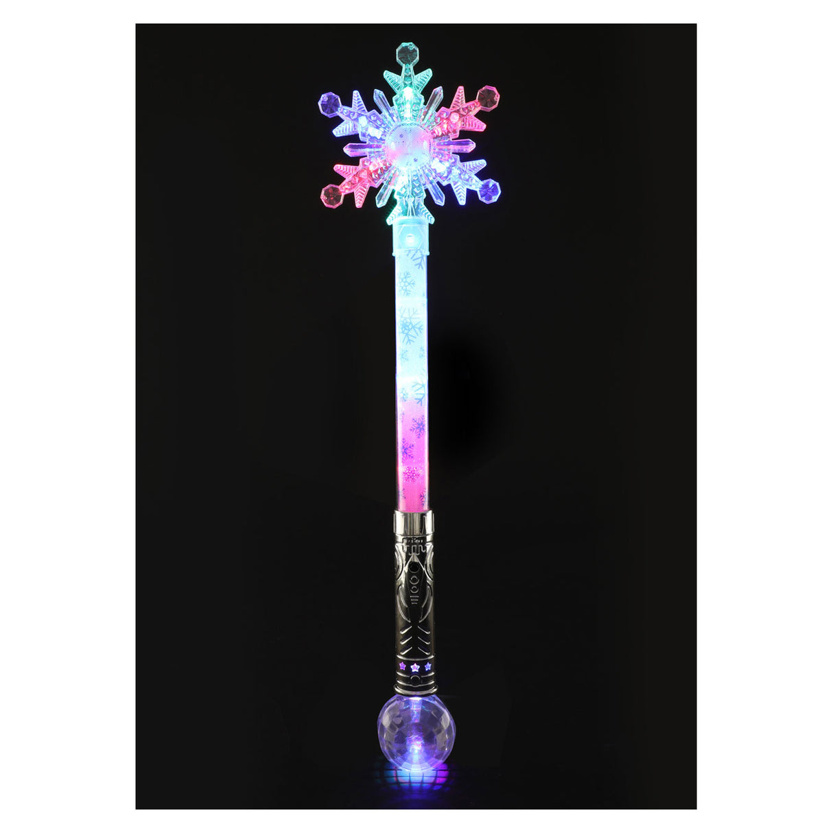 Toi-Toys Ice Princess Magic Zauberstab Schneeflocken mit Licht