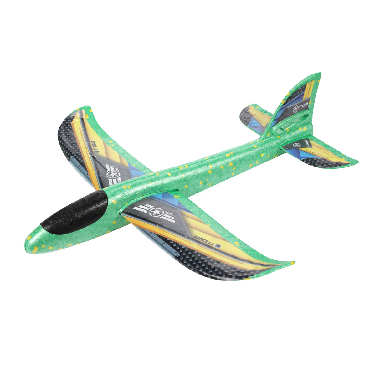 Toi-toys Toi Toys o Play Schaumstoffflugzeug 36 cm mit Aufklebern