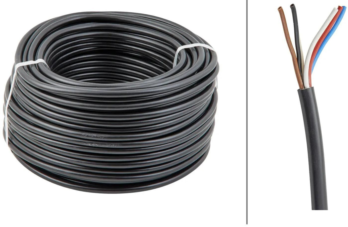 Hella Fahrzeugmanagement KST-Kabel Flyy-F 5x1,5 SW Fahrzeugleitungen