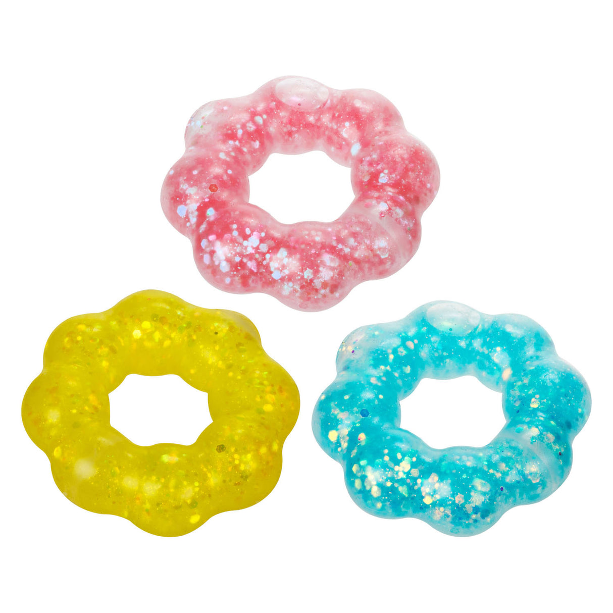 Toi-toys lustiges Quetscharmband Blume mit Glitzer