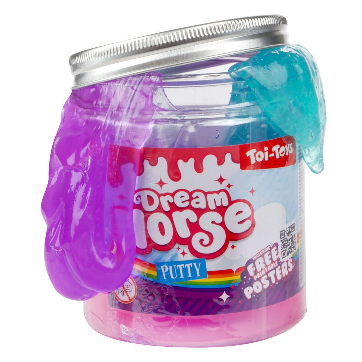 Toi-Toys glühen und Spaß im dunklen Kitt XL im Topf leuchten