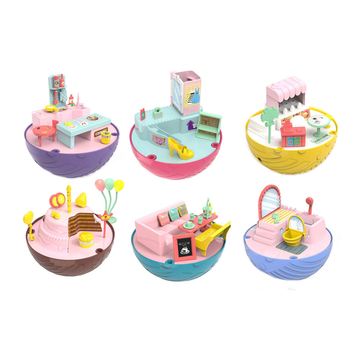 Toi-toys Mini-Spielset Haus in Kugelform