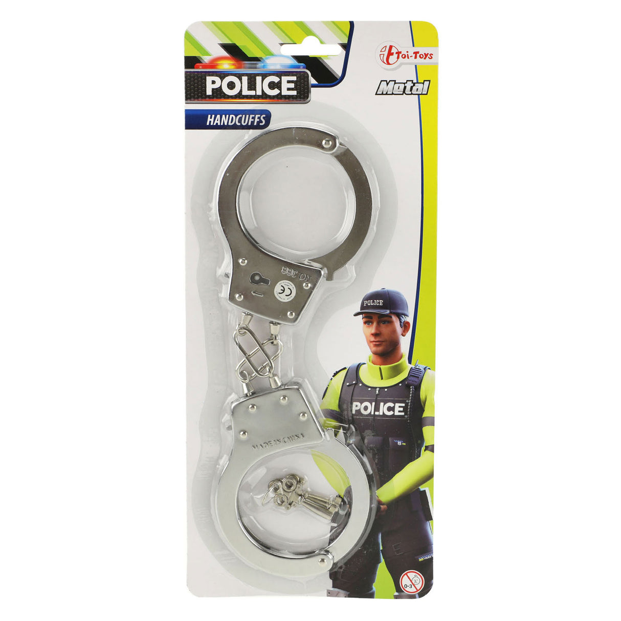 Toi-Toys Metallpolizeihandschellen 28 cm