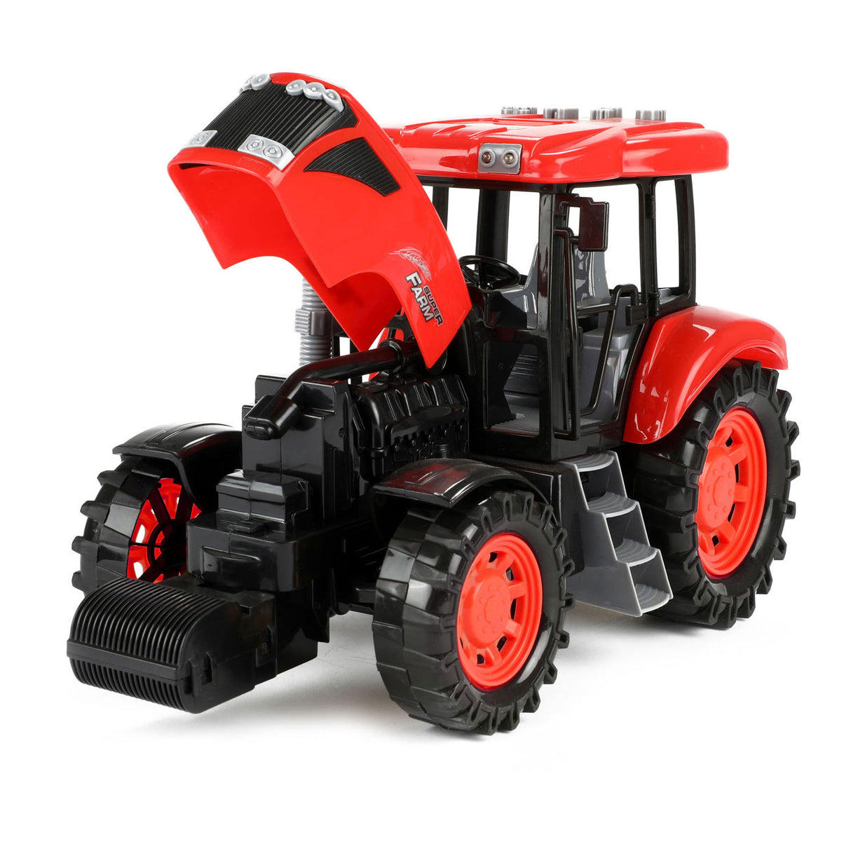Toi-Toys Traktor groß mit Licht und Klangrot