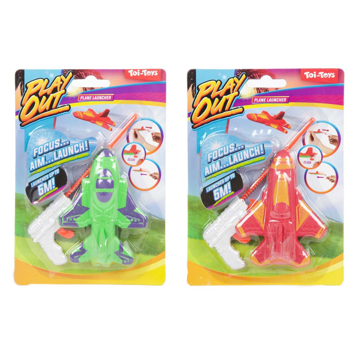 Toi-toys Toi Toys Luftschießflugzeug aus Schaumstoff auf Karte