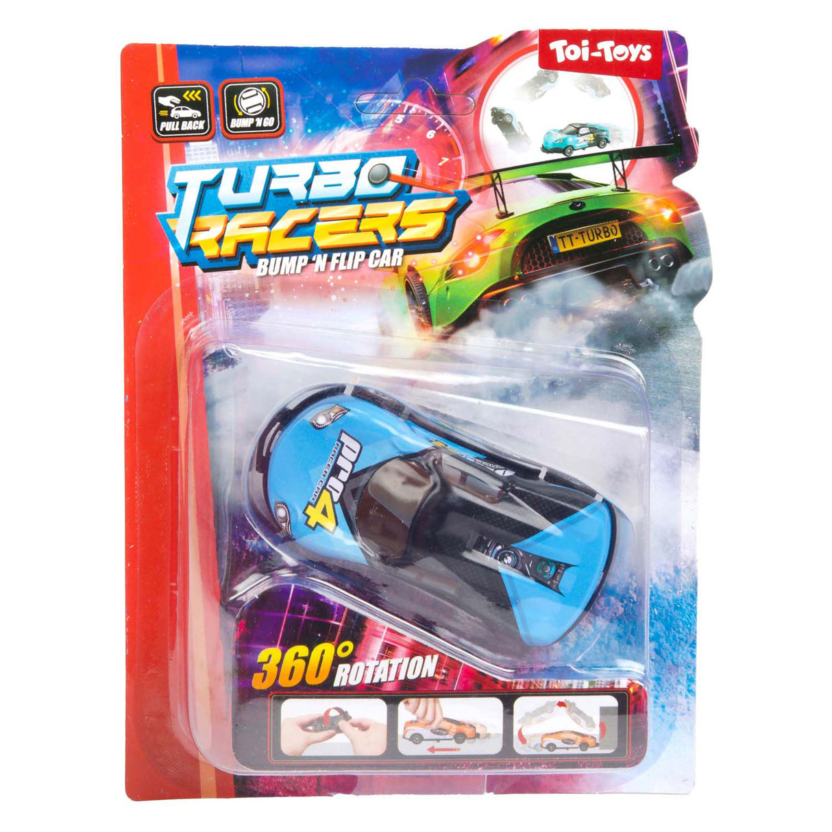Toi-toys Turbo Racer Stunt Car Bump & Flip