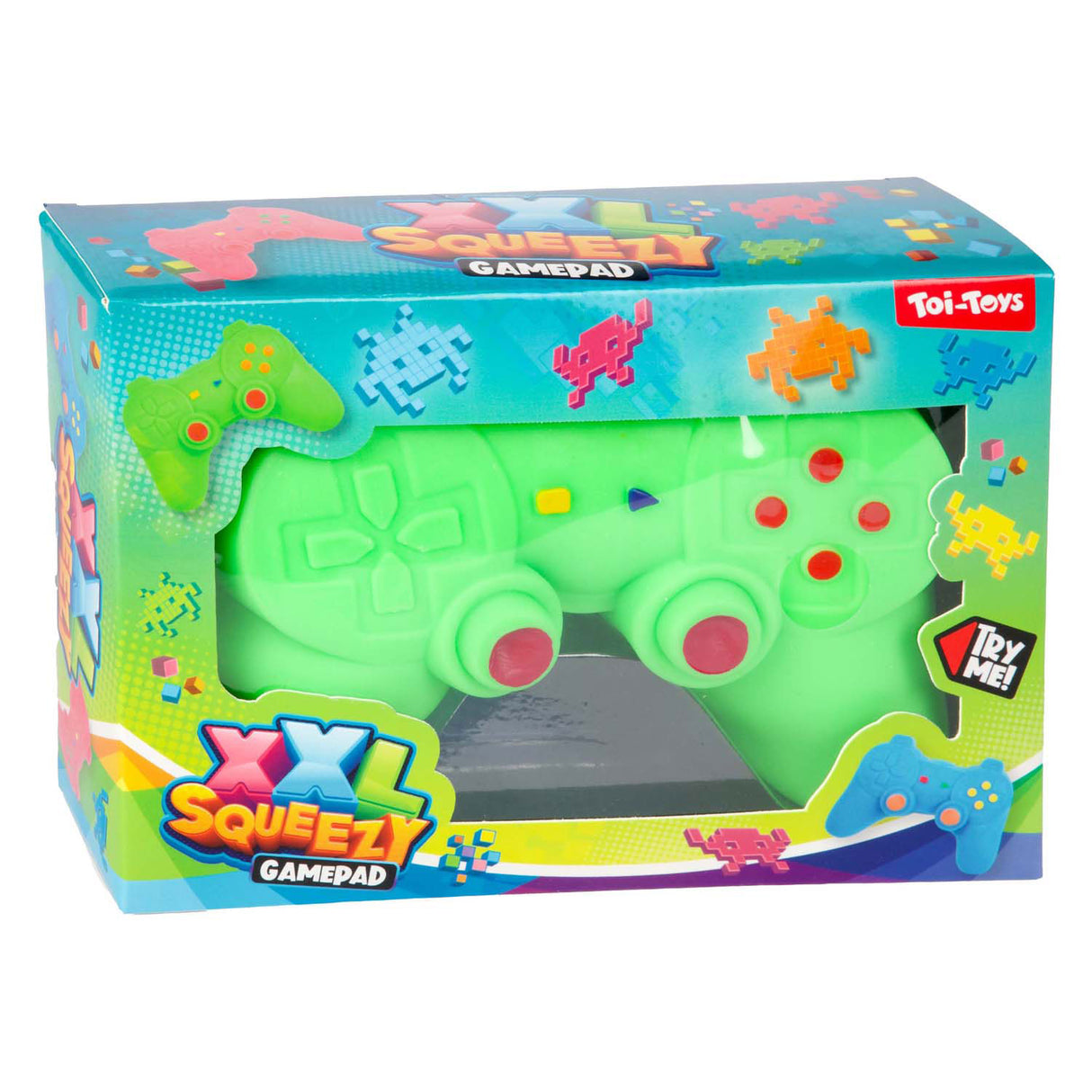 Toi-toys lustiger formbarer Gamecontroller XXL dehnbar, 17cm