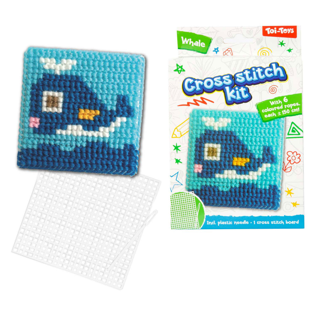 Toi-toys Bastel-Stickset zum Thema Kreuzstich
